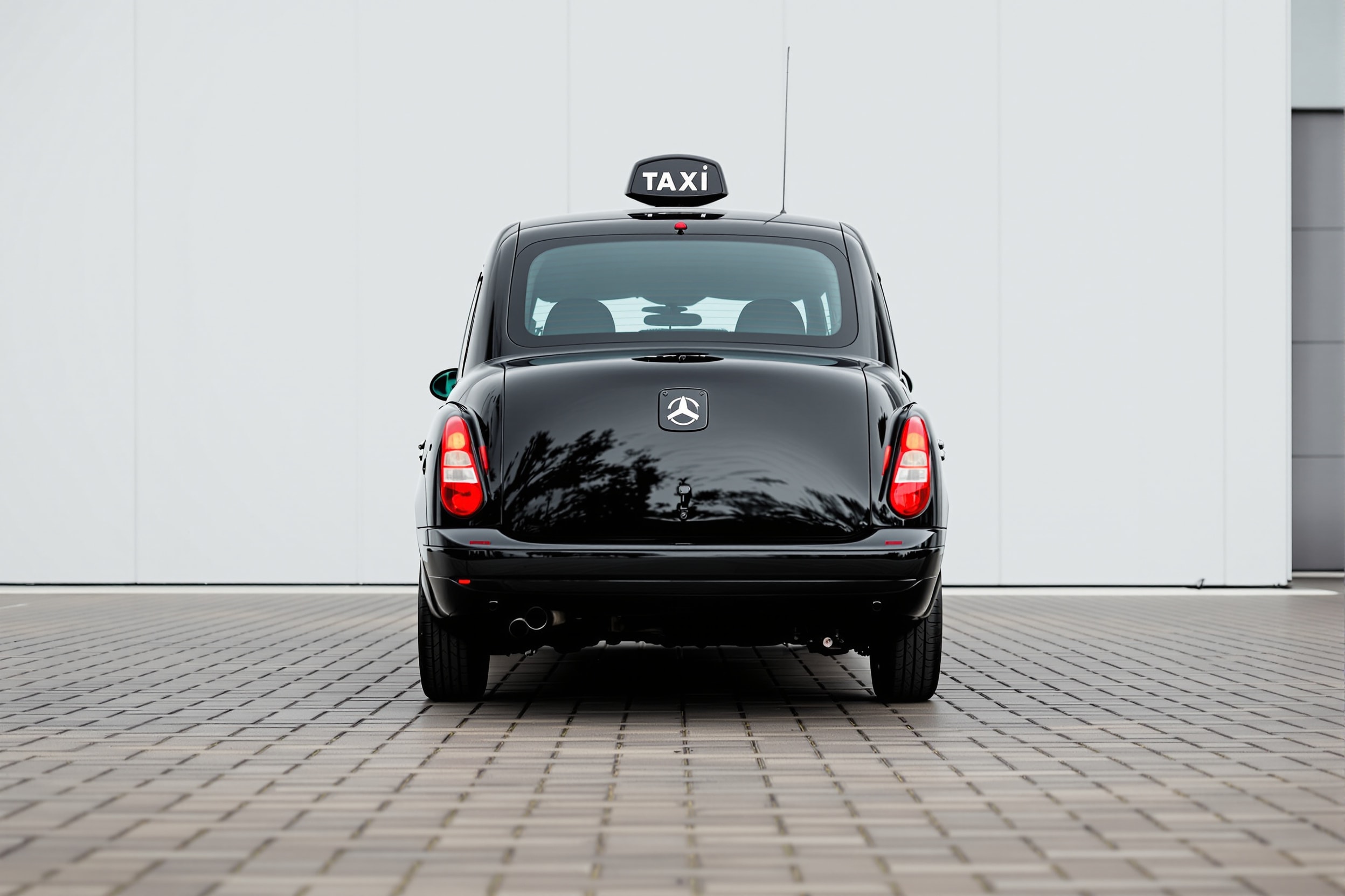 A clean, well-presented taxi ready to be sold